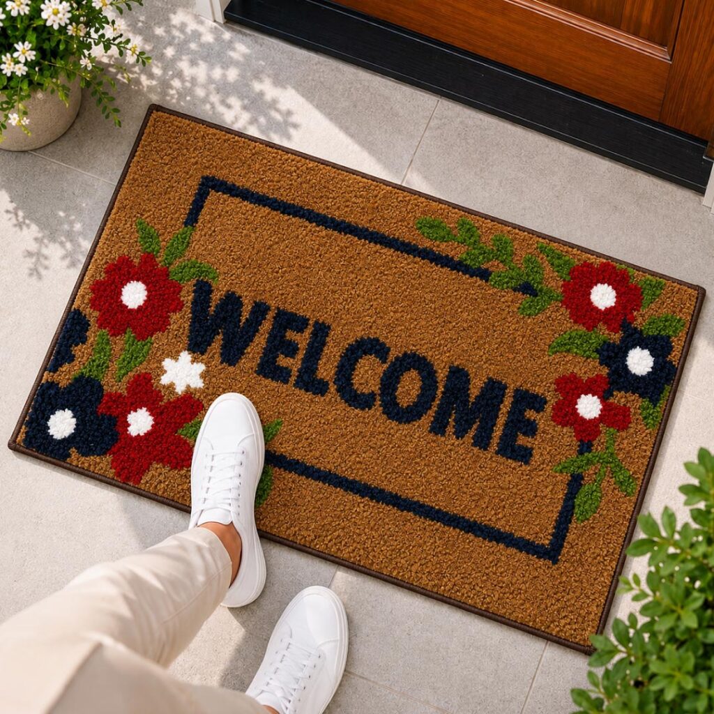 Blossom Welcome Doormat