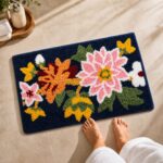 Nature Blue Bathroom Mat