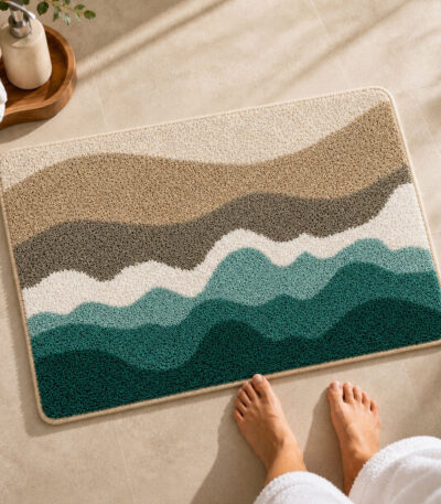 Waves Bathroom Mat