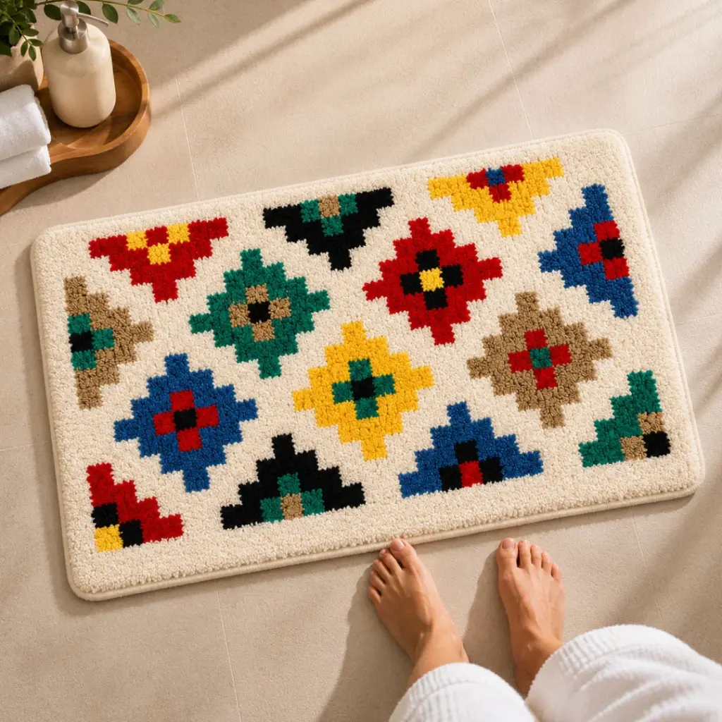 madeinnortheast-Cascade Bathroom Mat