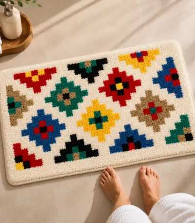 madeinnortheast-Cascade Bathroom Mat