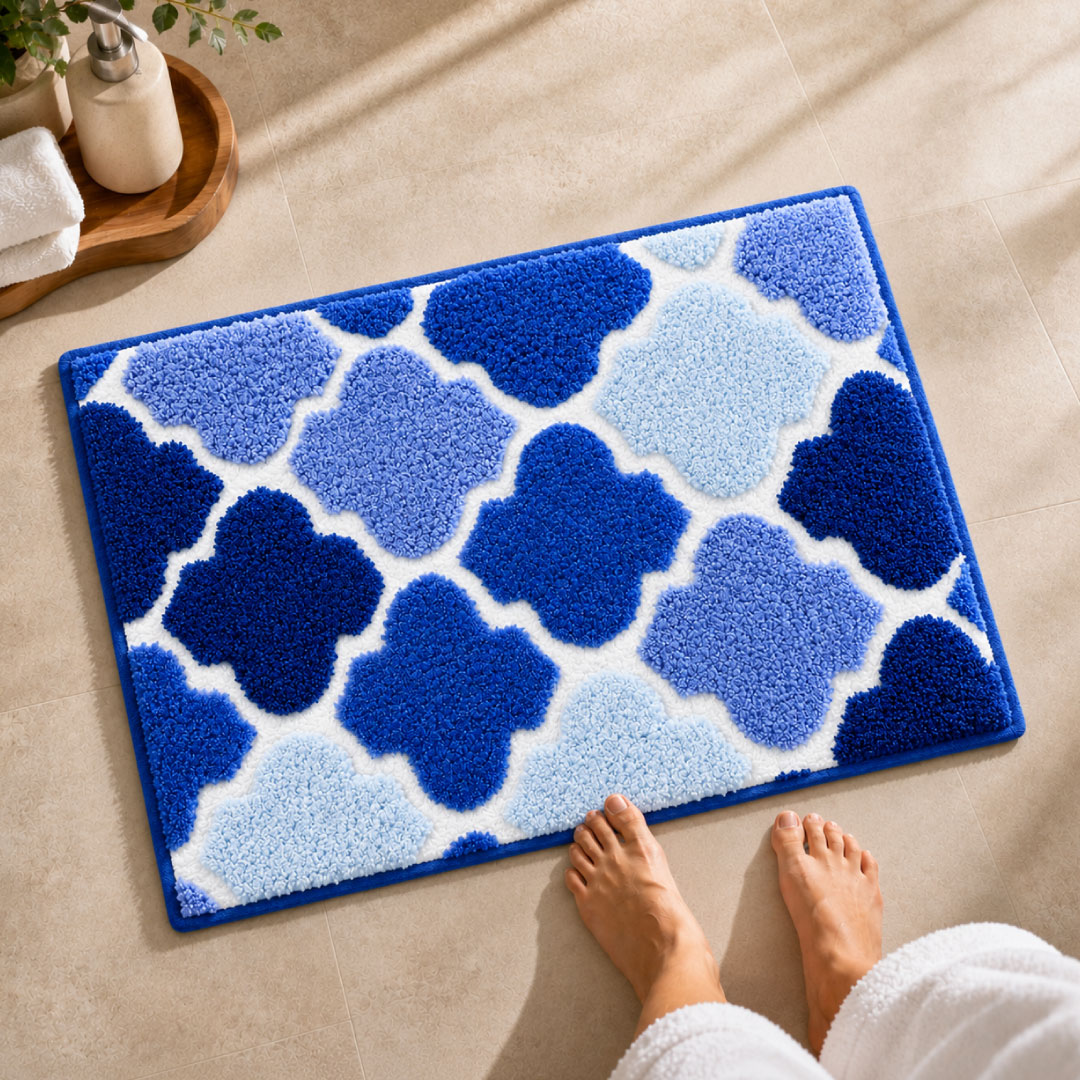 1_4deb4de8-1ebd-4d6e-ac12-49fd6d4ba2b7.jpg Ellipse Blue Bathroom Mat