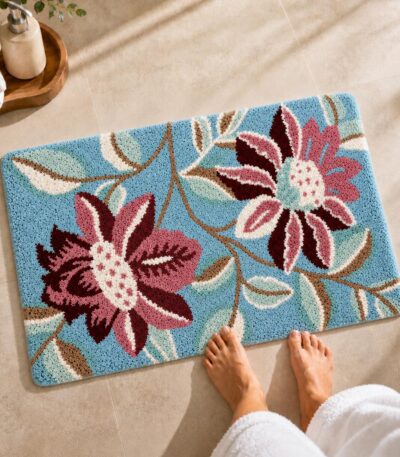 TF Peacock Bathroom Mat