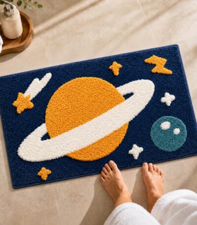 Space Bathroom Mat