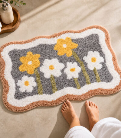 Little Flower Bathroom Mat