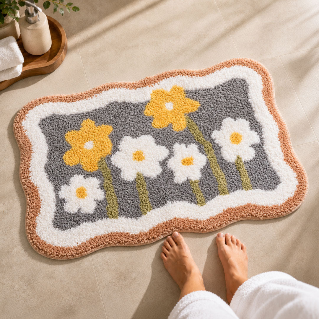 1_837abcd5-3625-40d4-821e-19bb1bdf489f.jpg Little Flower Bathroom Mat