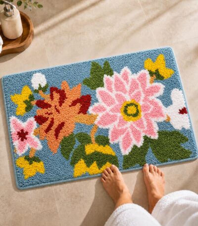 Nature Peacock Bathroom Mat