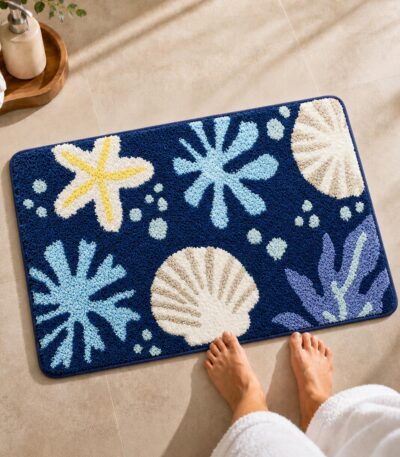 Seashell Bathroom Mat