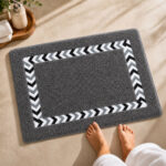 RT Grey Bathroom Mat