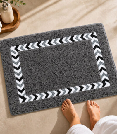 RT Grey Bathroom Mat