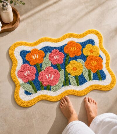 madeinnortheast-Lily Bathroom Mat