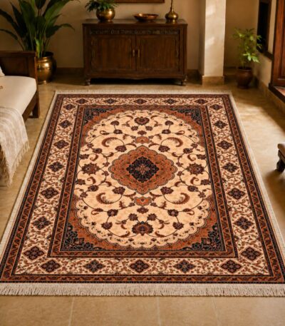 Ivory Garden Persian Carpet