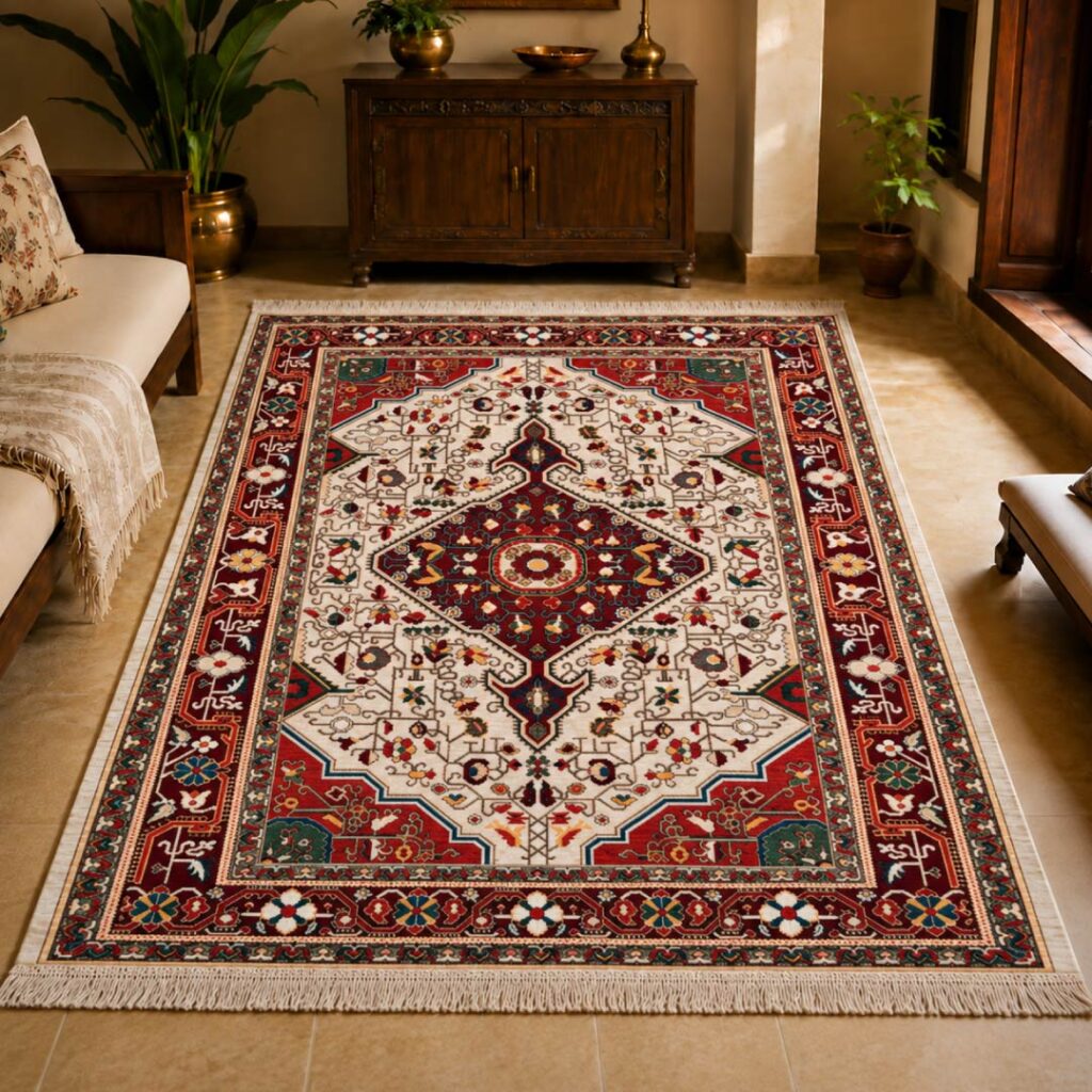 Pearl Diamond Persian Carpet