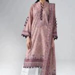 2PC stitched Printed Lawn Shirt & Dupatta | KSD-4101