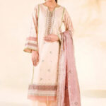 2PC Stitched Printed Lawn Shirt & Dupatta | RTW-KSD-3878