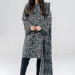2PC stitched Printed Lawn Shirt & Dupatta | RTW-KSD-4038