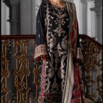 3PC Embroidered stitched Khaddar Suit KKHE-4284