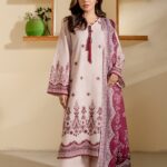 3PC Embroidered stitched Khaddar Suit KKHE-4290