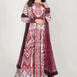 3PC Embroidered stitched Lawn Suit | KC-4143