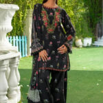 3PC Embroidered stitched Lawn Suit KC-4145