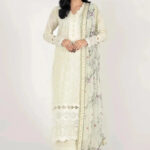 3PC Embroidered stitched Lawn Suit | KCE-4015