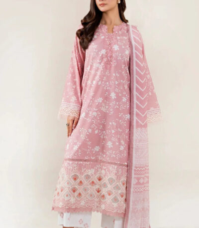 3PC Embroidered stitched Lawn Suit | KL-3969