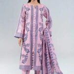 3PC Embroidered stitched Lawn Suit | KL-4104