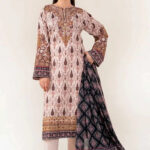 3PC Embroidered stitched Lawn Suit | KL-RTW-4046