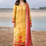 3PC Embroidered stitched Lawn Suit | KSE-3795