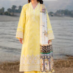 3PC Embroidered stitched Lawn Suit | KSE-3798