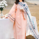 3PC Embroidered stitched Lawn Suit | | KSE-3809