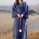 3PC Embroidered stitched Lawn Suit | | KSE-3810