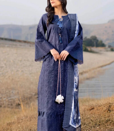 3PC Embroidered stitched Lawn Suit | | KSE-3810