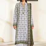 3PC Printed Khaddar Suit | KKH-4255