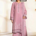 3PC Printed Khaddar Suit | KKH-4256