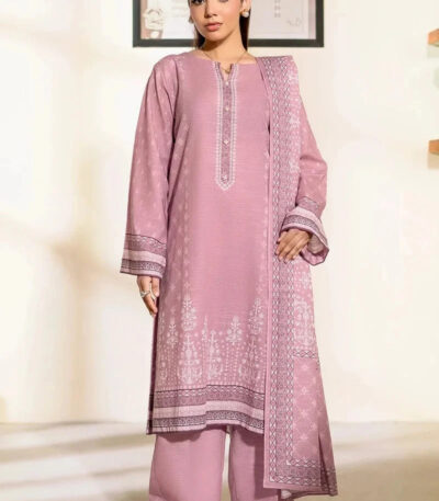 3PC Printed Khaddar Suit | KKH-4256