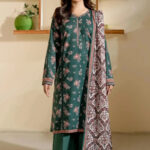 3PC Printed Khaddar Suit | KKH-4257