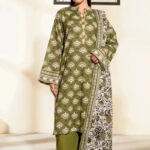 3PC Printed Khaddar Suit | KKH-4259