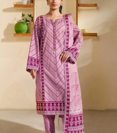 3PC Printed Khaddar Suit | KKH-4261
