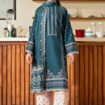 3PC Printed Khaddar Suit | KKH-4263