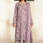 3PC Printed Khaddar Suit | KKH-4275