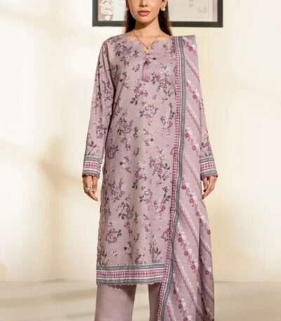 3PC Printed Khaddar Suit | KKH-4266