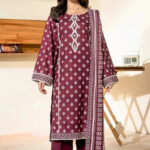 3PC Printed Khaddar Suit | KKH-4268