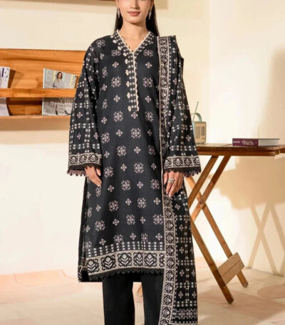 3PC Printed Khaddar Suit | KKH-4269
