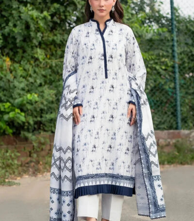 3PC Printed Khaddar Suit | KKH-4271