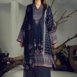 3PC stitched Printed Cambric Suit | KCC-4233