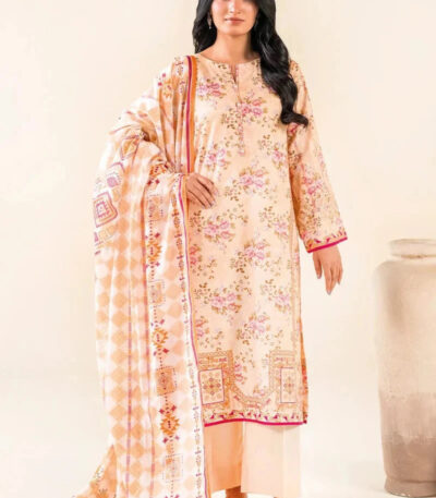 3PC stitched Printed Lawn Suit | KLA-3727
