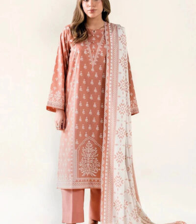 3PC stitched Printed Lawn Suit | KLA-3728