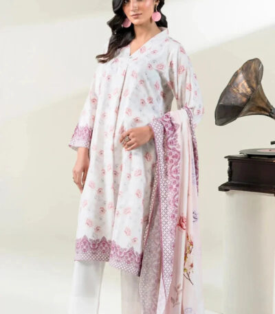 3PC stitched Printed Lawn Suit | KLA-3757