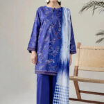3PC stitched Printed Lawn Suit | KLA-3760